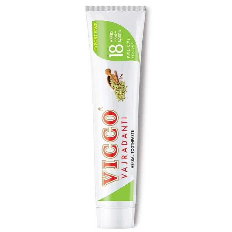 Ayurvedic toothpaste with fennel by Vicco