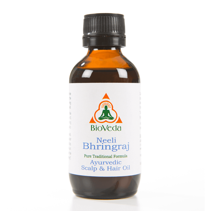 Neeli Bhringraj Scalp and Hair Oil -  Ayurvedic medicine for Hair growth, fall, premature greying
