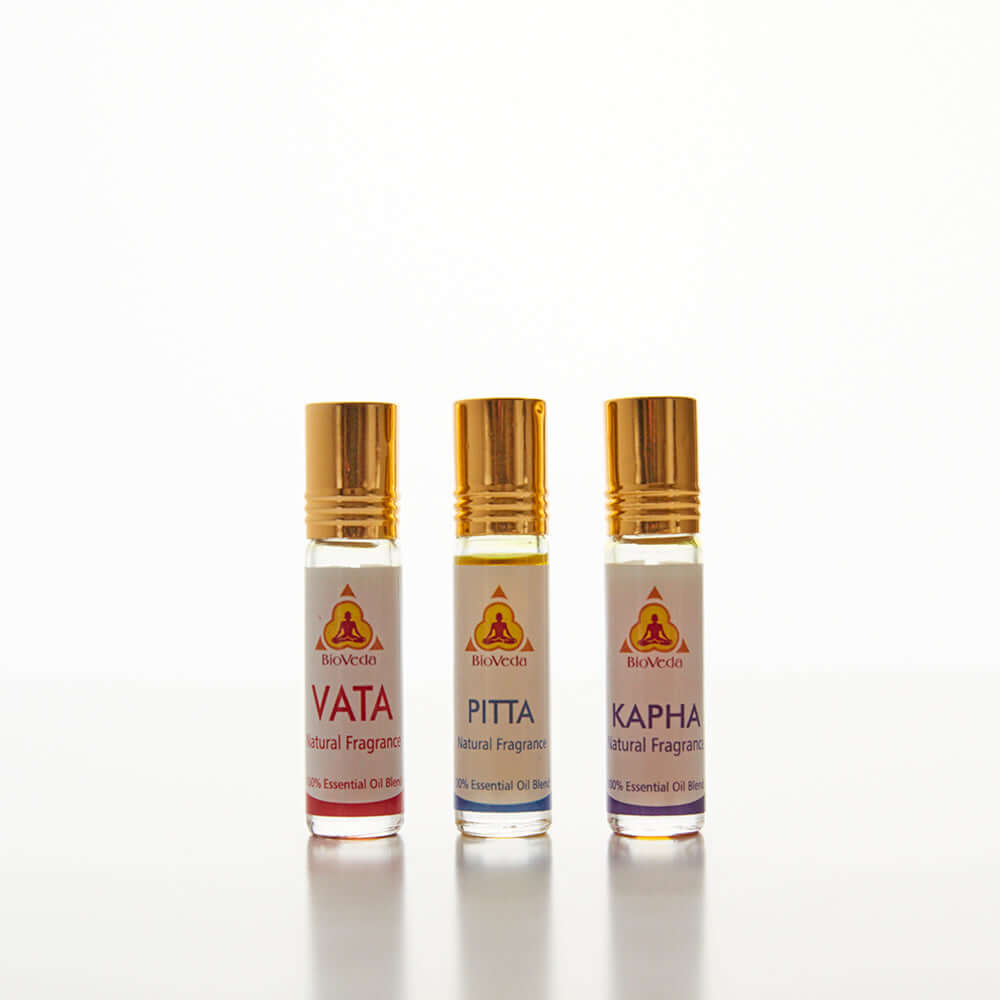 Essential Oil Perfume rollers Vata, Pita & Kapha