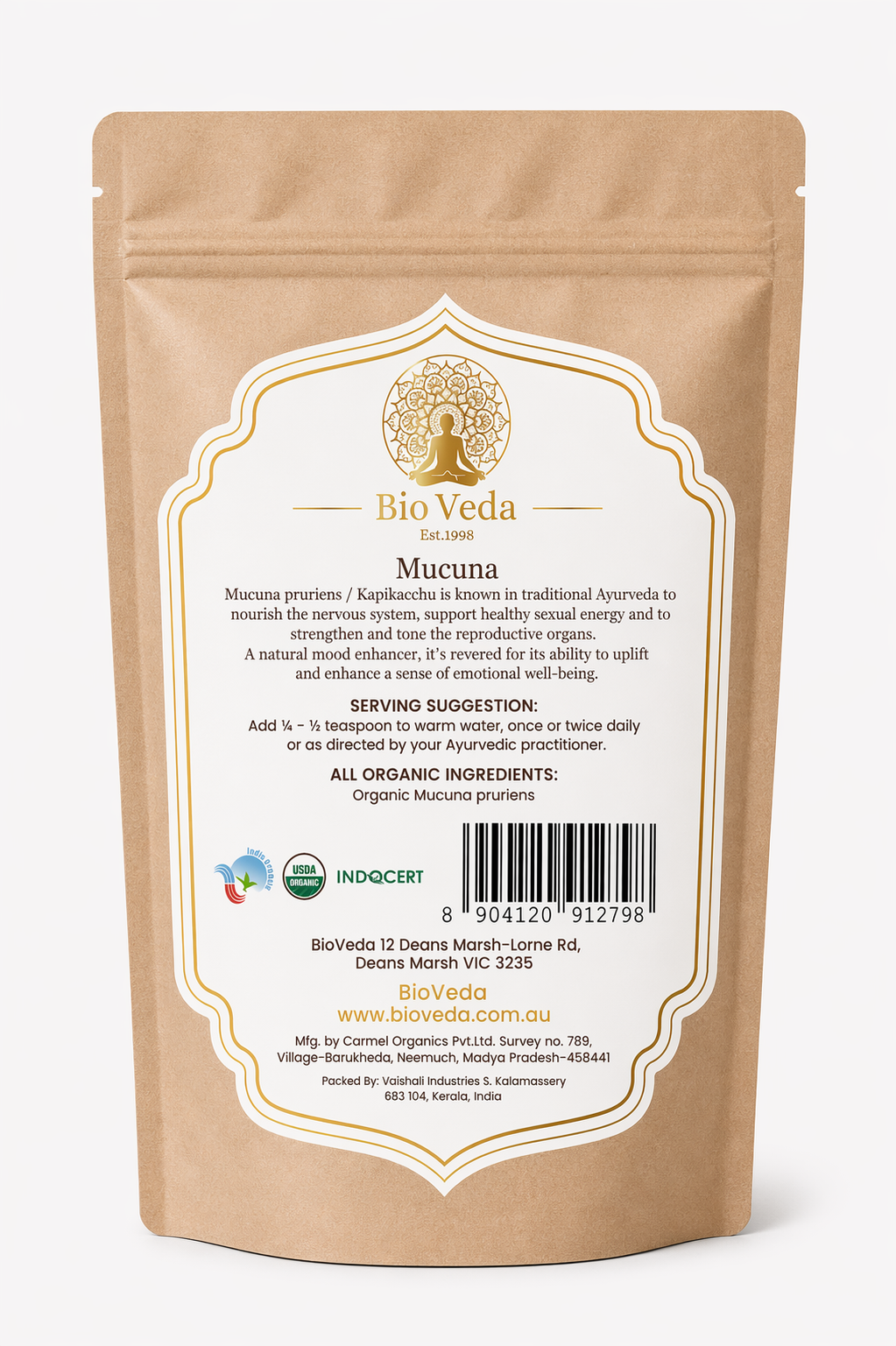 Mucuna - Certified Organic Herb Powder