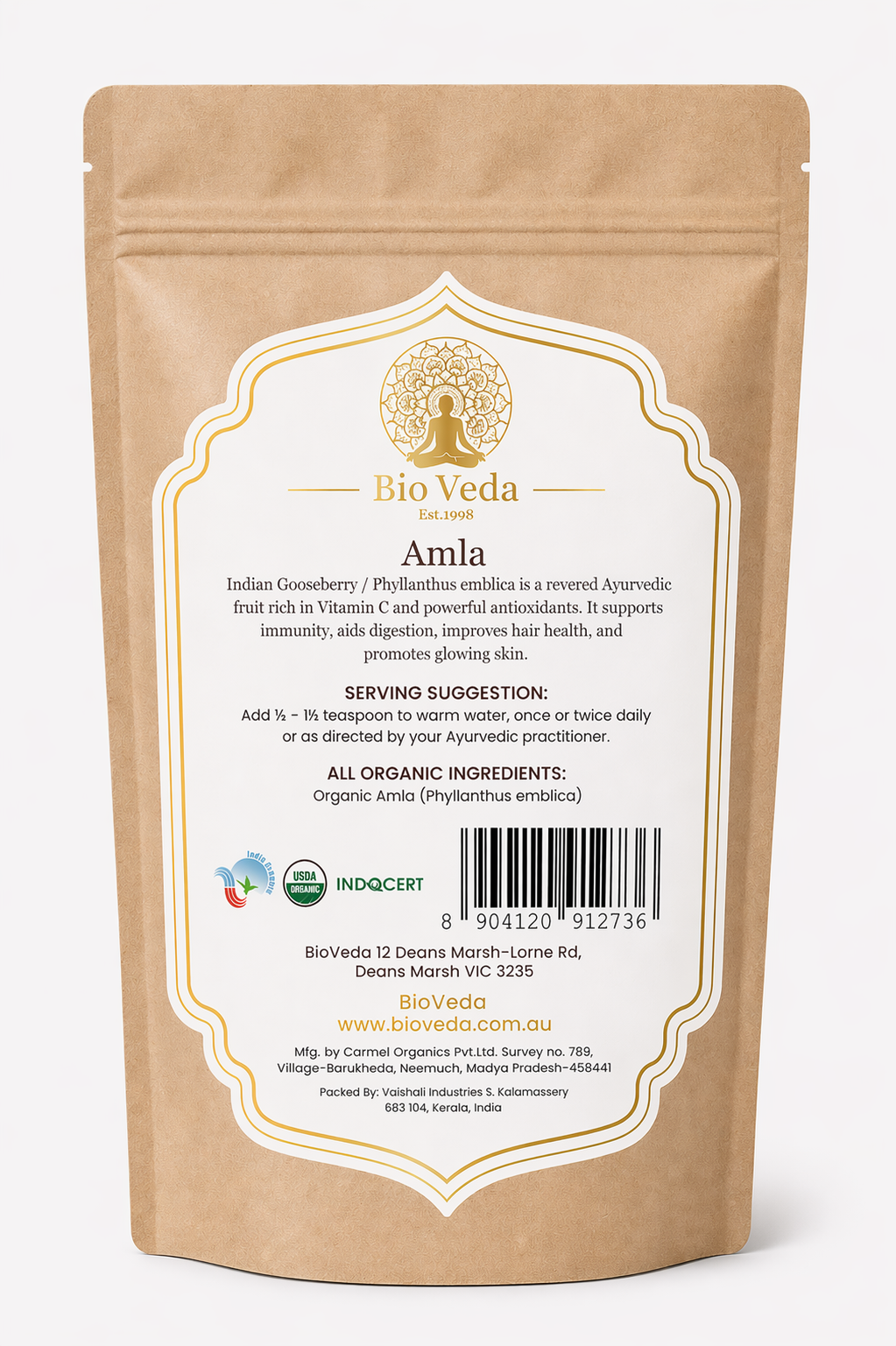 Amla - Certified Organic Herb Powder