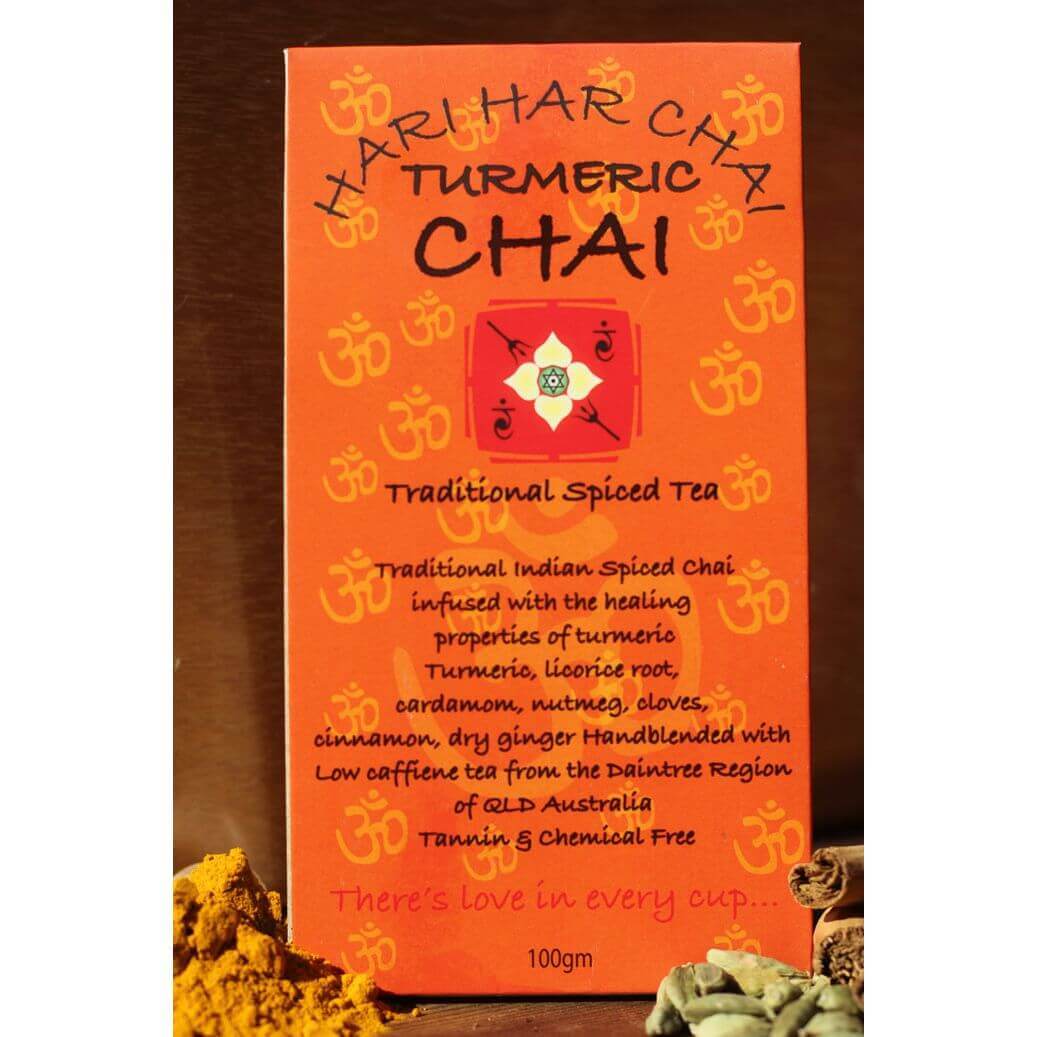 Turmeric Chai, Hari Har Chai, Traditional Ayurvedic Spiced Tea