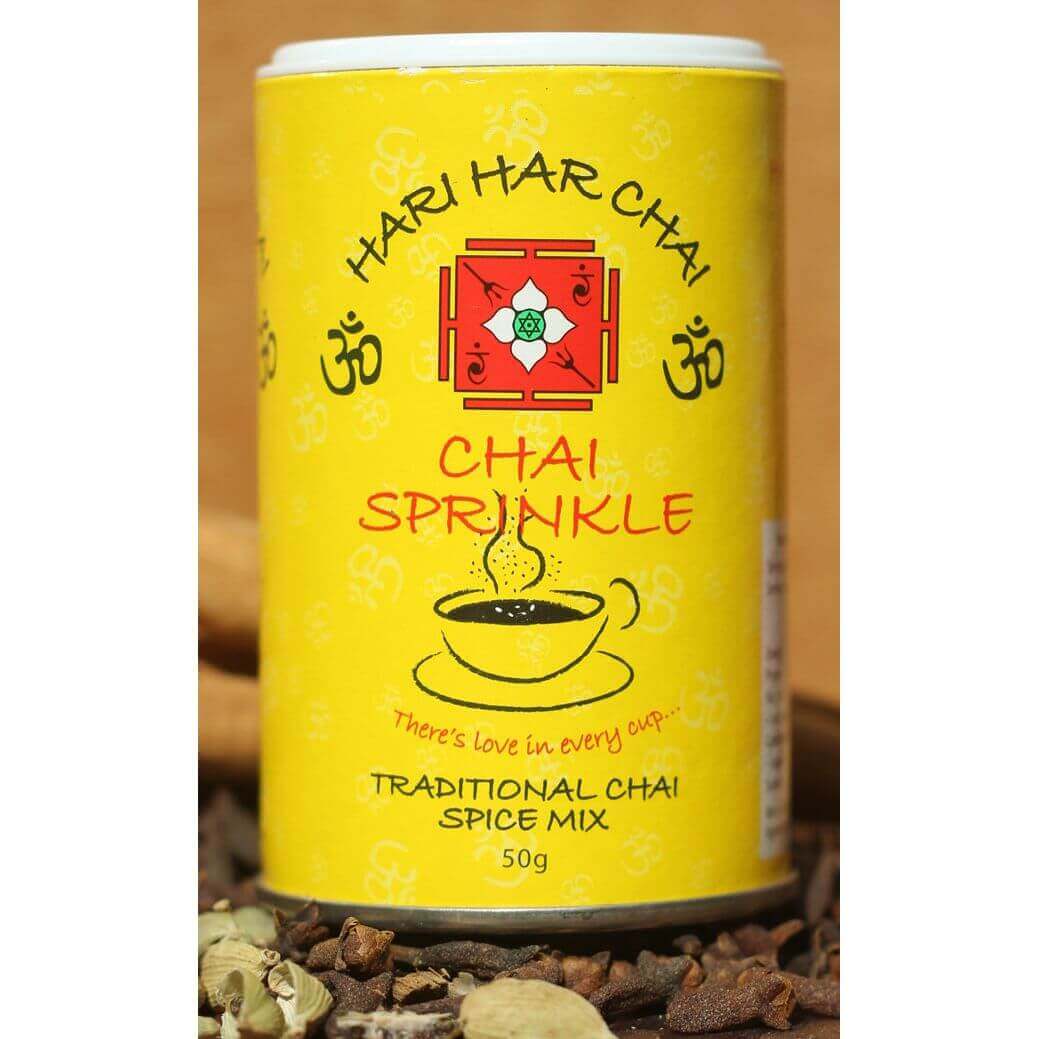 chai sprinkle, hari har chai, traditional ayurvedic spiced tea
