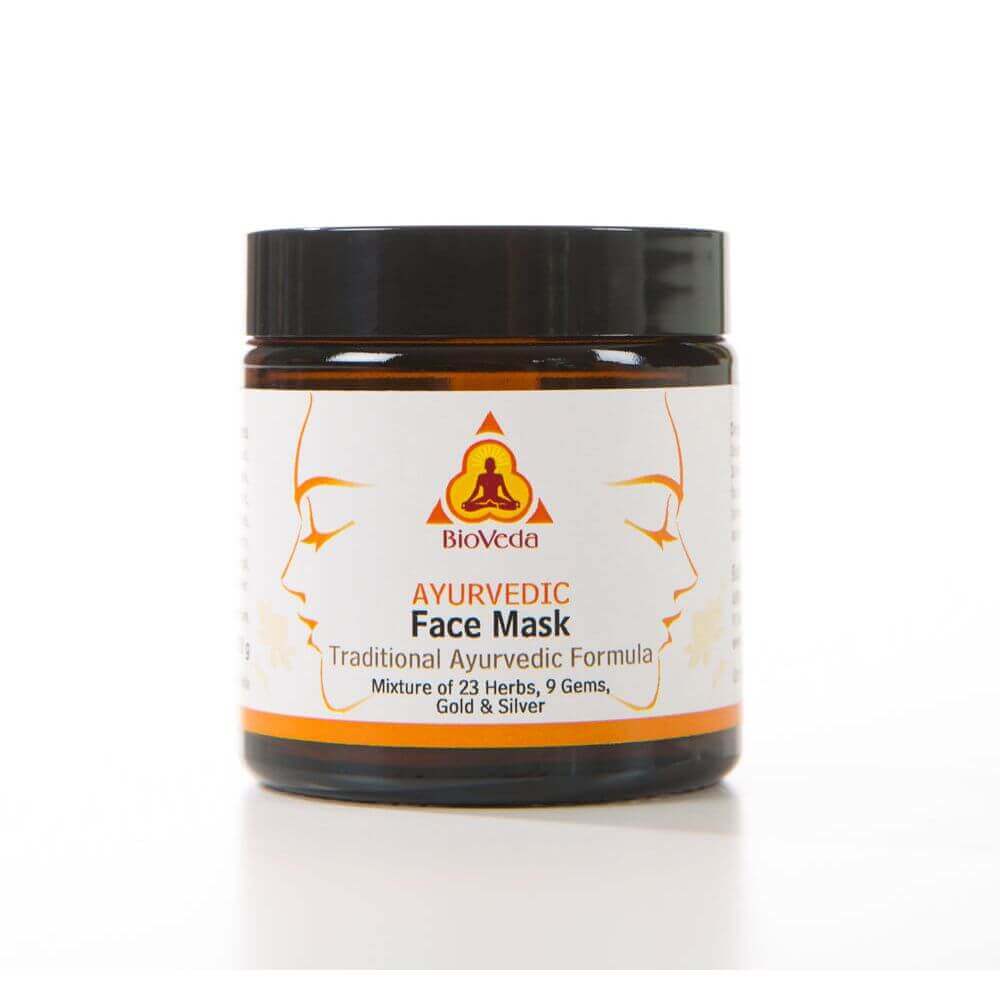 Bio Veda Ayurvedic Face Mask with 23 herbs, 9 gems, gold and silver
